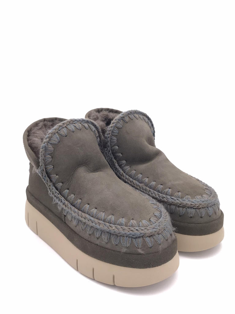 Eskimo bounce welt sneaker suede militare FW751000A VERDE MILITARE MOU 