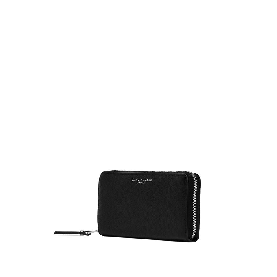 Portafoglio wallet zip round nero PF5042 NERO GIANNI CHIARINI 