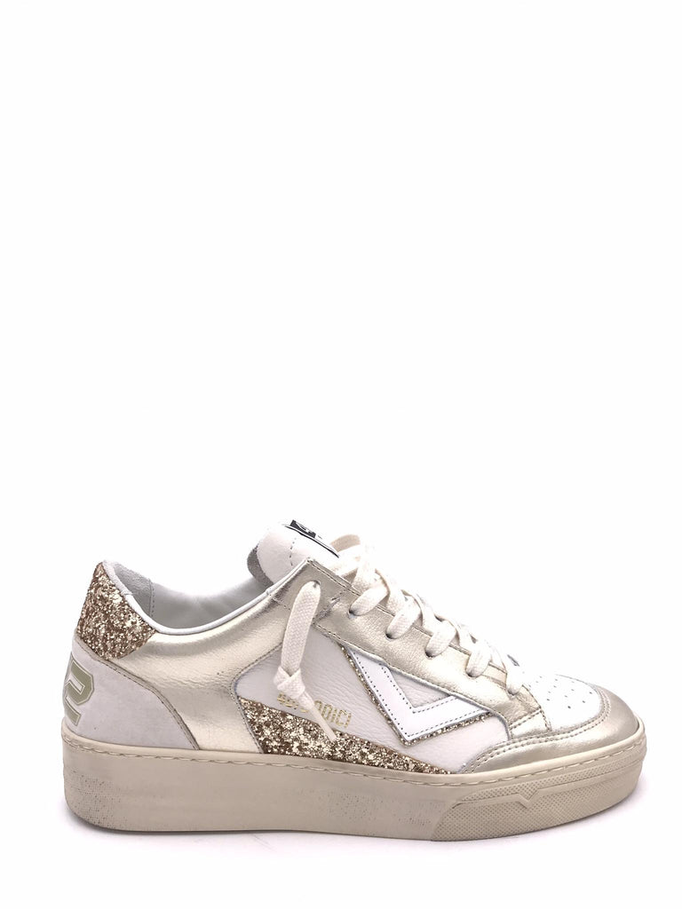 Sneakers Kyle platino KYLE-D121 BIANCO-PLATINO 4B12 