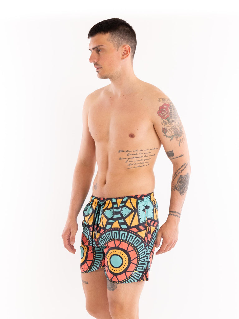 Pantaloncino uomo classic beachwear izapa MCLB IZAPAMULTICOLOR TOOCO 