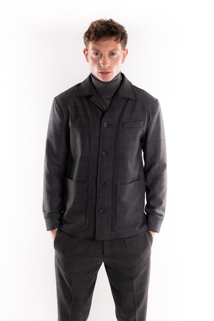 Giacca camicia grigia L071 GRIGIO PAOLO PECORA 