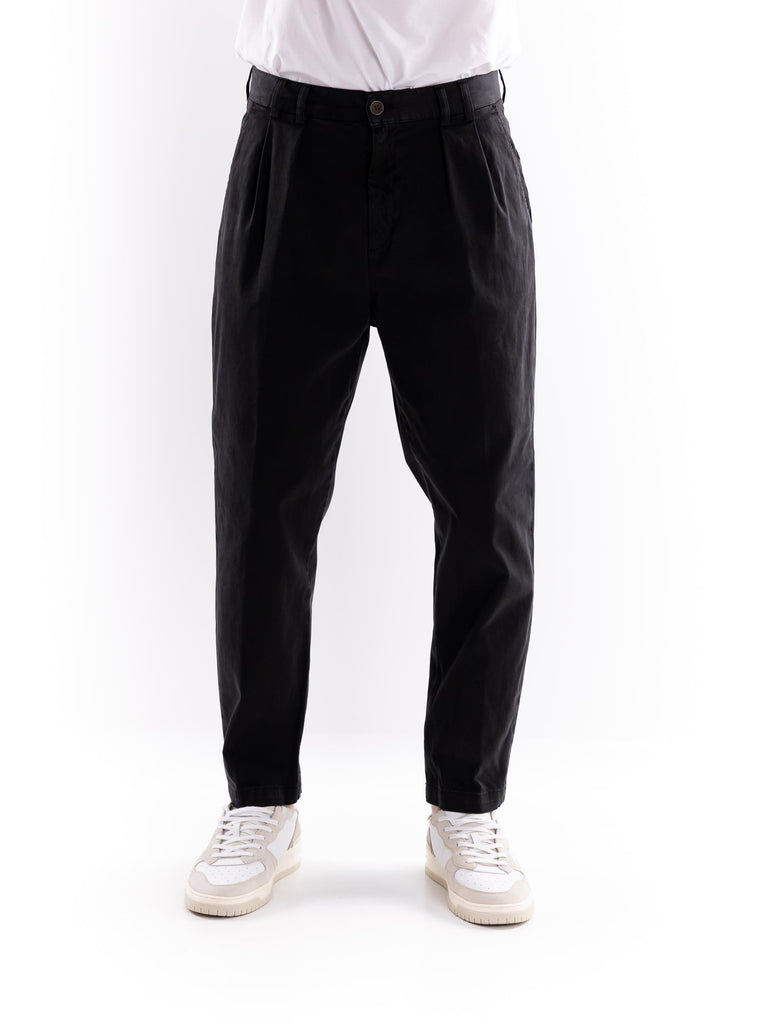 Pantalone uomo le Nacchere nero OF1S2S5P018 NERO OUTFIT 