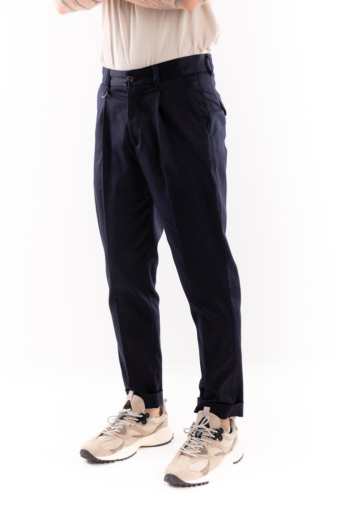 Pantaloni uomo japan blu B123 BLU PAOLO PECORA 