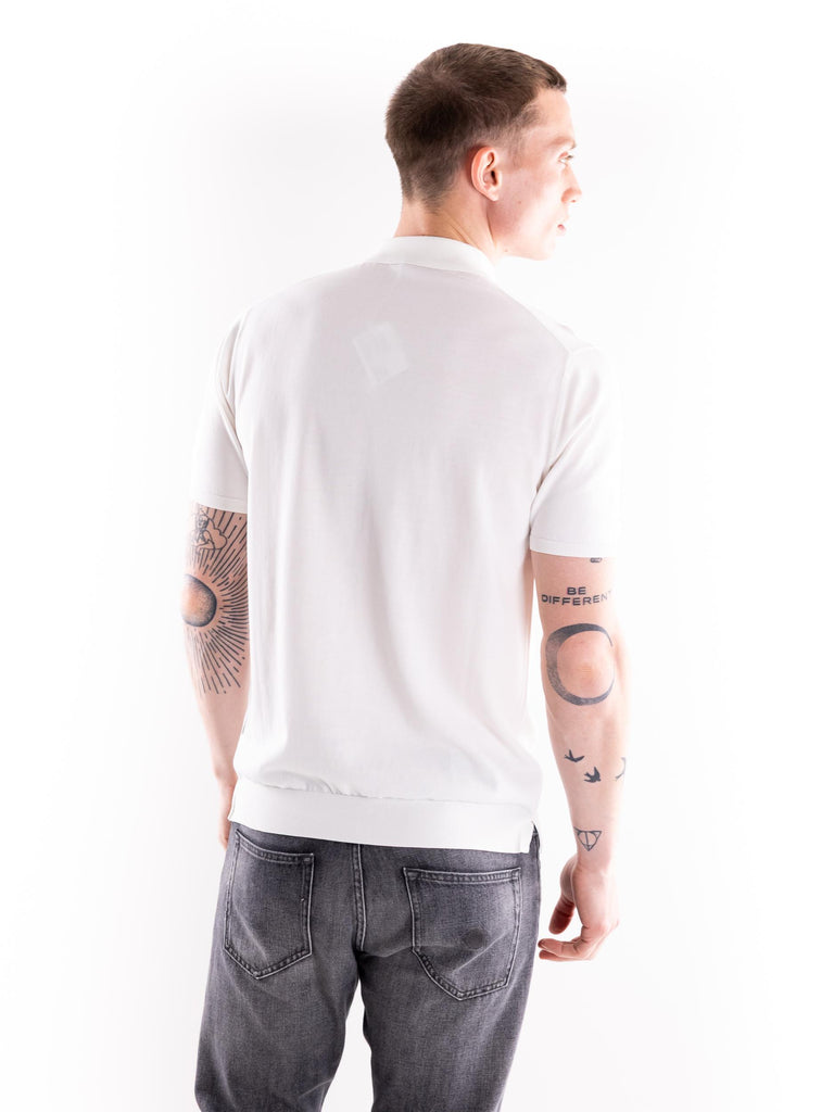 Maglia uomo polo Nito in filo bianca NITO/1 BIANCO PEOPLE OF SHIBUYA 