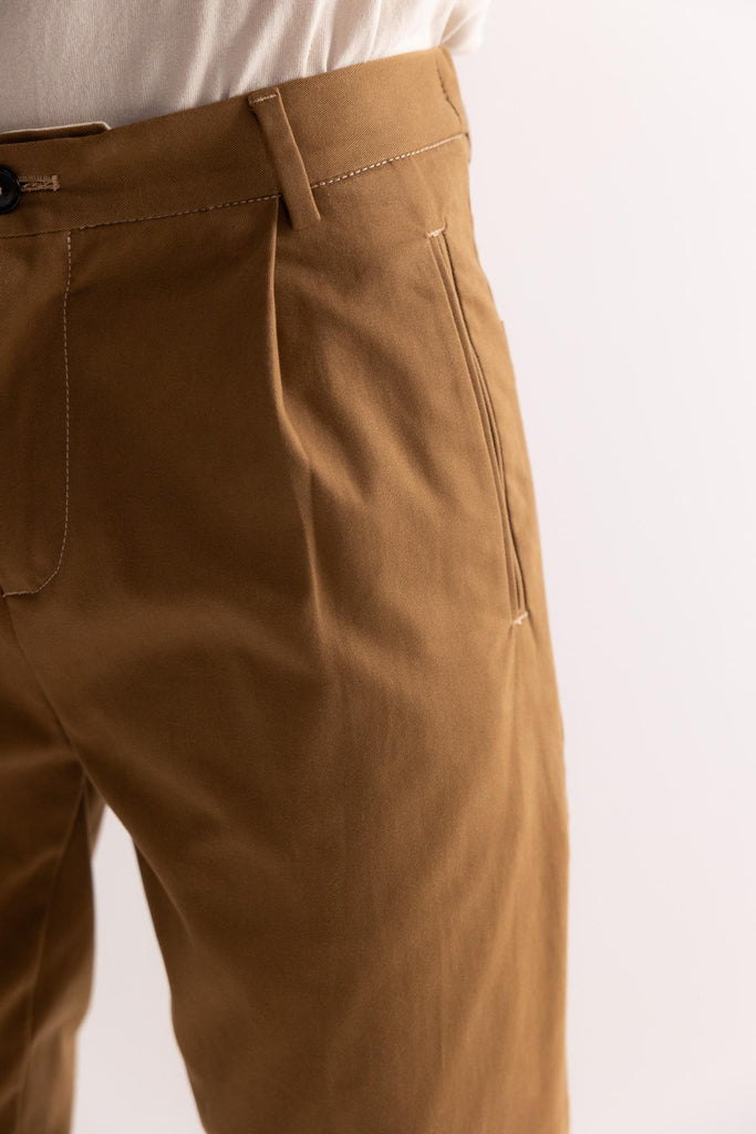 Pantaloni uomo il Palazzo color cammello OF1F2W3P023 CAMMELLO OUTFIT 