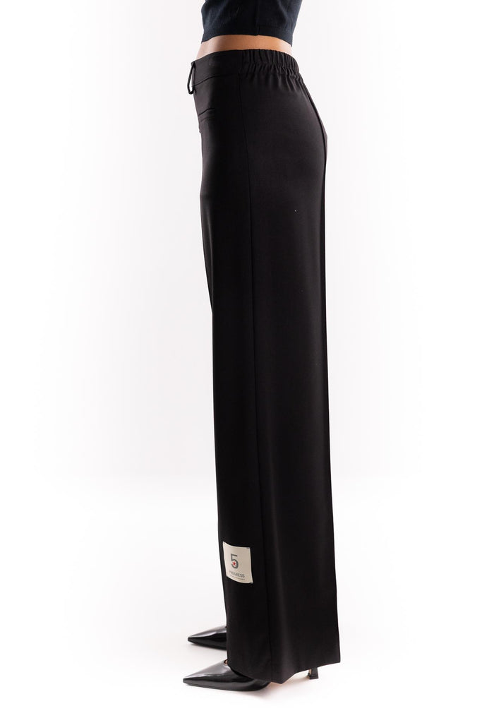 Pantalone a palazzo nero 15025 NERO 5 PROGRESS 