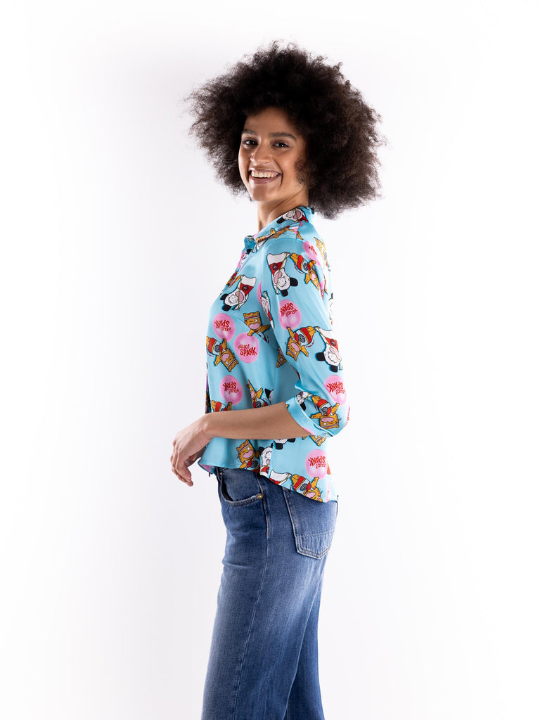 Camicia spoon hello spenk azzurra SPOON SPENK AZZURRO IL THE' DELLE 5 