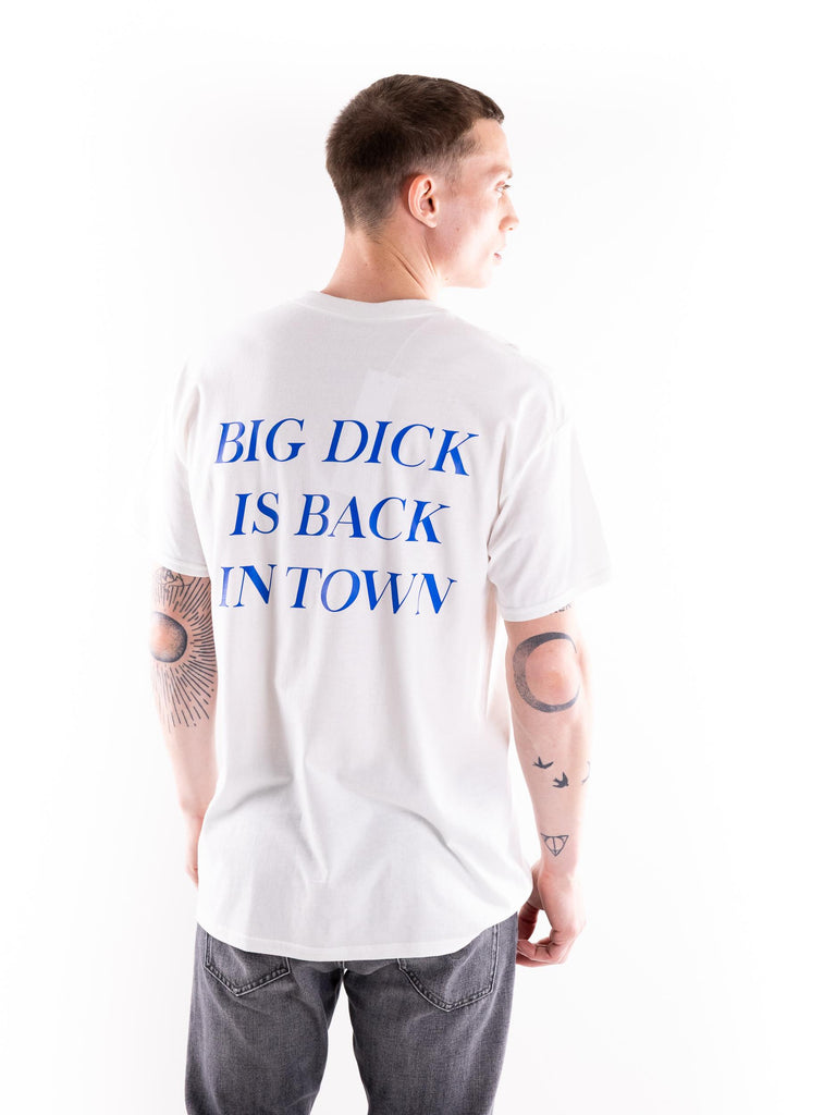 T-shirt uomo bianca stampa big DMHX/001 BIANCO DESIGN NOTHING 