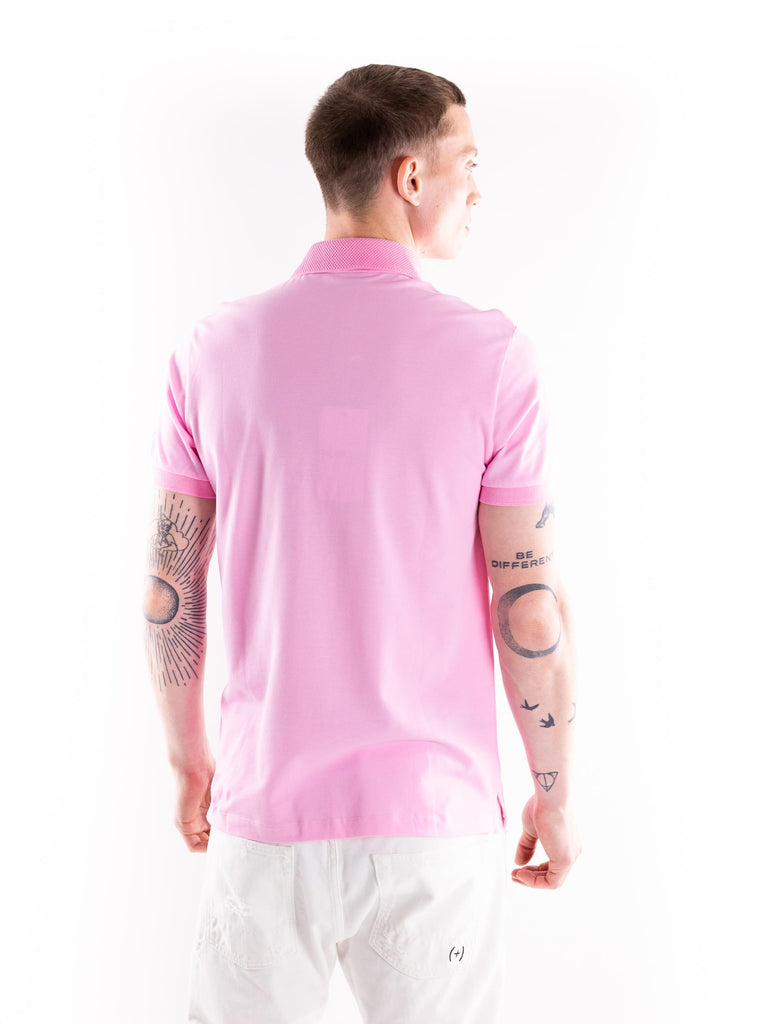 Maglia polo in cotone rosa PM888 ROSA PEOPLE OF SHIBUYA 