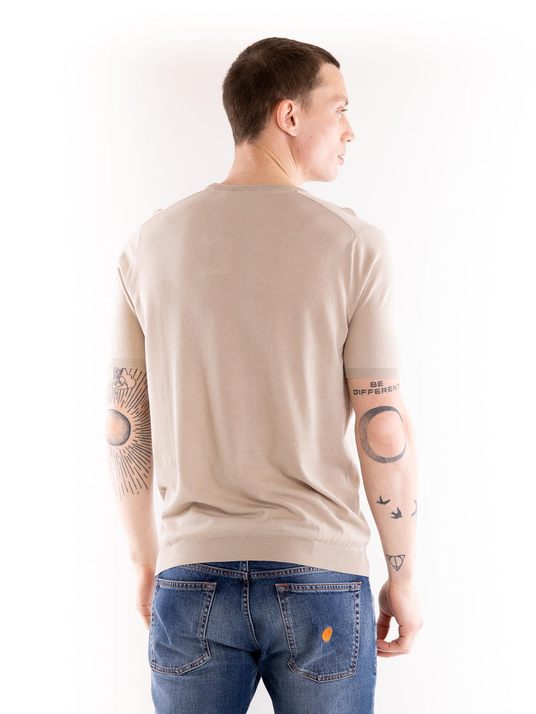 T-shirt Uomo Pakse in filo beige PAKSE 050BEIGE PEOPLE OF SHIBUYA 