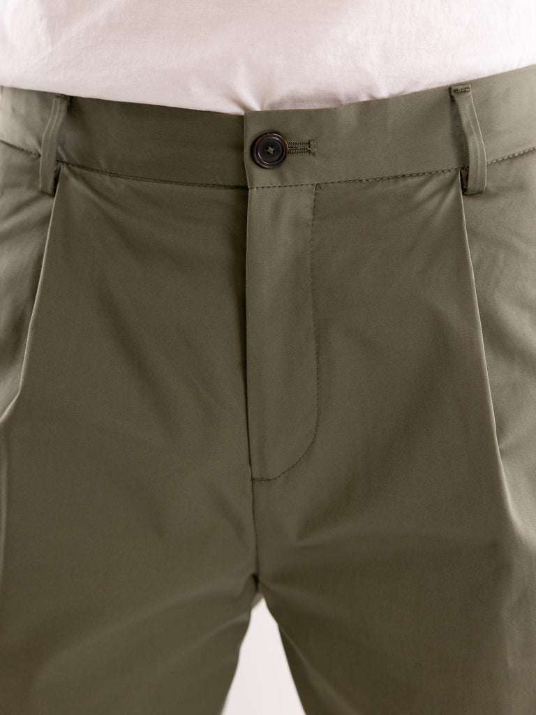 Pantalone uomo work verde militare OF1S2S5P014 129 OUTFIT 