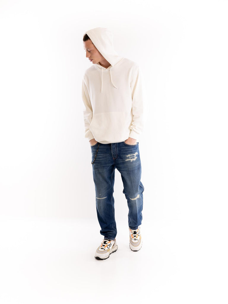 Felpa uomo con stampa Manara damascata HOODIE/MAN ARABIANCO BASTILLE 