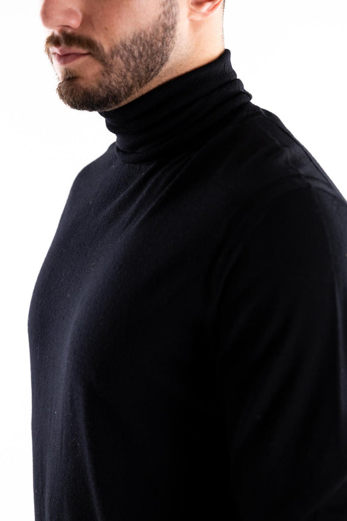 Maglia lupetto finezza 16 blu scuro A003 BLU PAOLO PECORA 