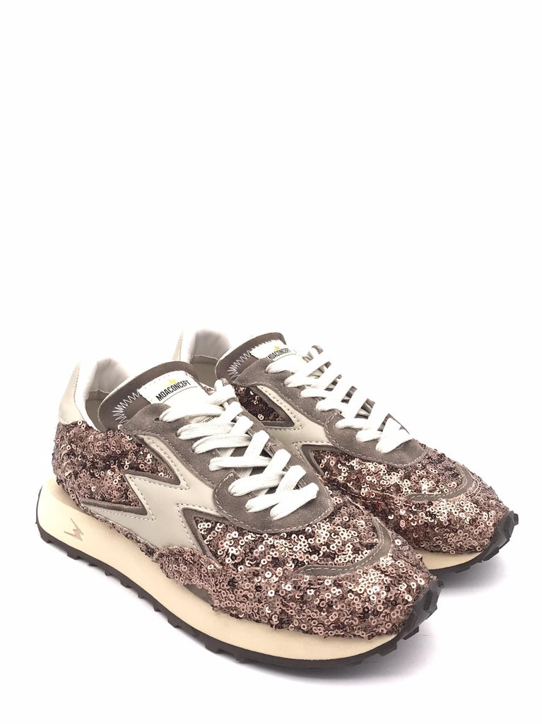 Sneakers running con paillettes champagne HY111 CHAMPAGNE MOACONCEPT 