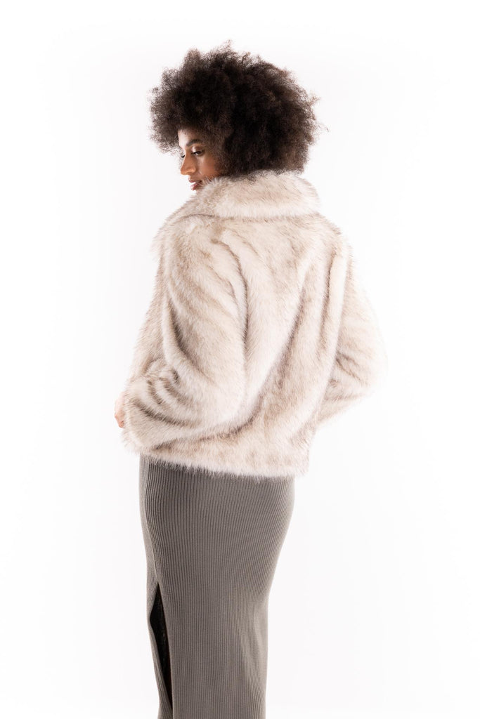 Eco-pelliccia Fervore grigia 25244560122 GRIGIO MARELLA 