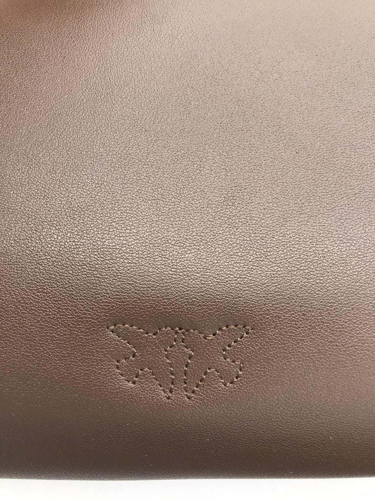 Borsa Triplet in vitello marrone 105161 A0QOMARRONE PINKO 