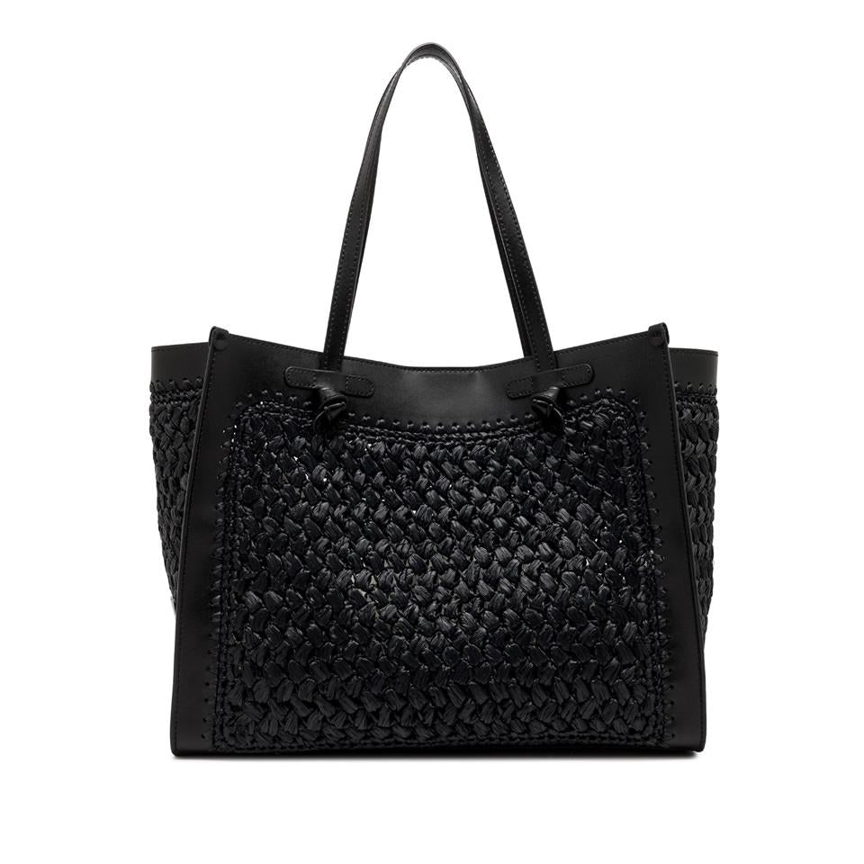 Borsa Marcella raffia nera BS11710 NERO GIANNI CHIARINI 