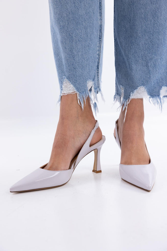 Jeans Estelle lerghi con fondo sfrangiato