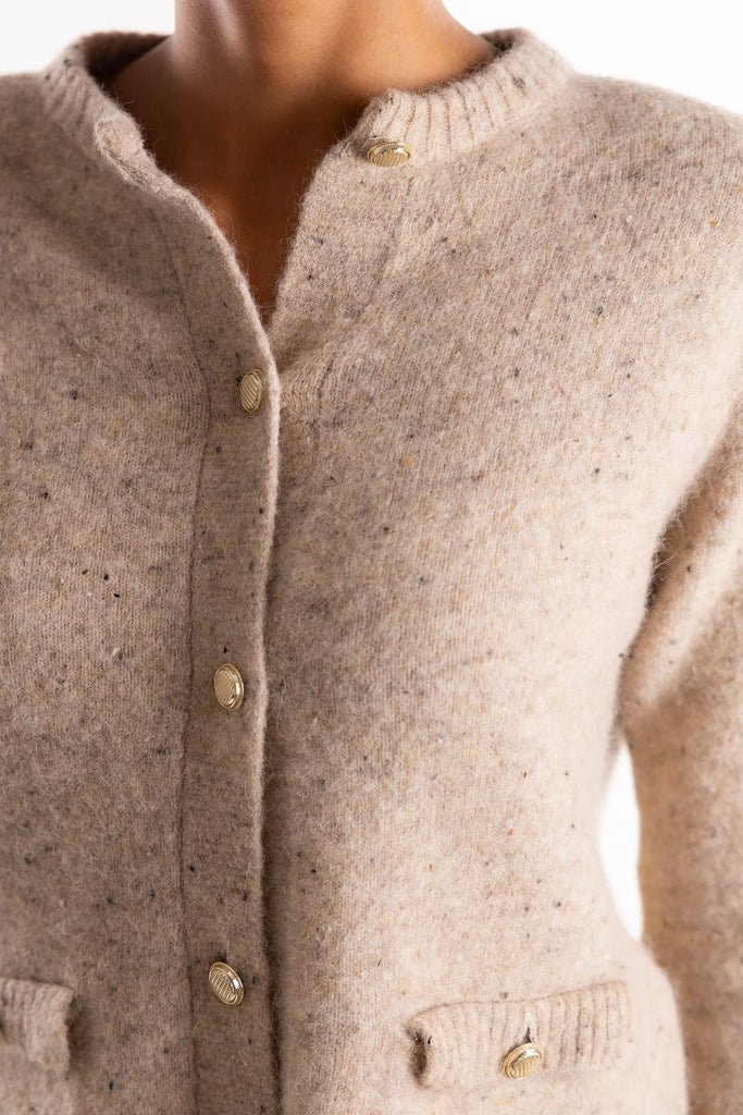 Maglia cardigan Davina beige 2523346132200 002BEIGE MARELLA 