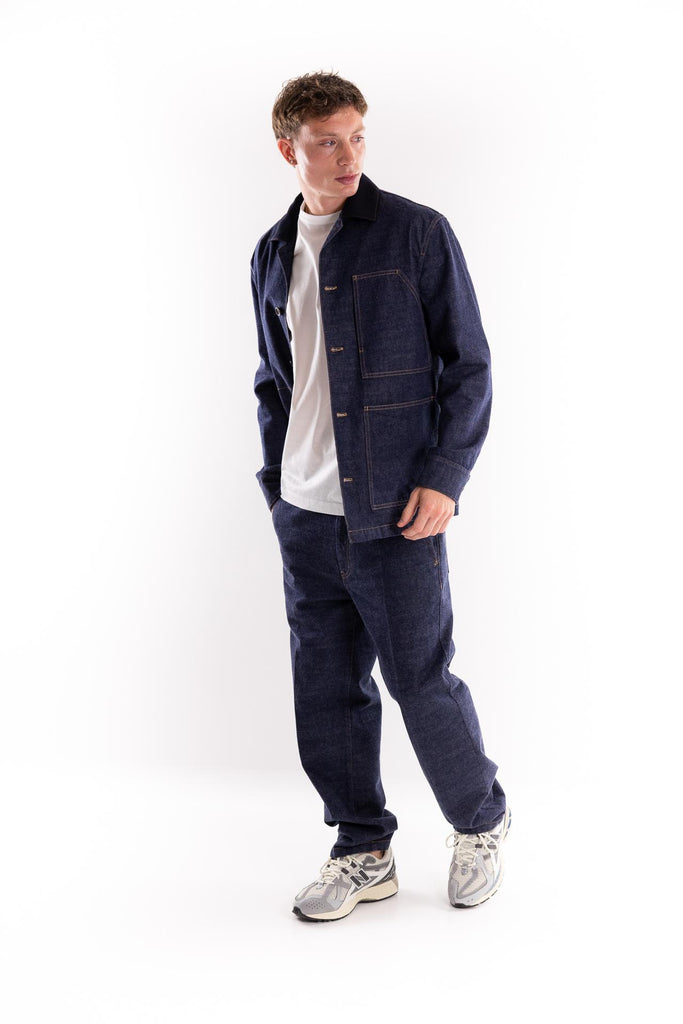 Giacca work in jeans blu O151 BLU PAOLO PECORA 