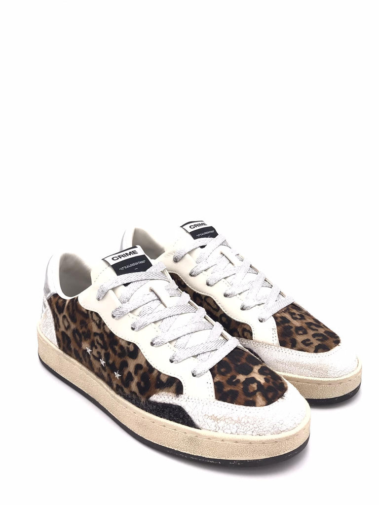 Sneakers Chelsea in cavallino leopardato 25200 LEOPARDATO CRIME LONDON 