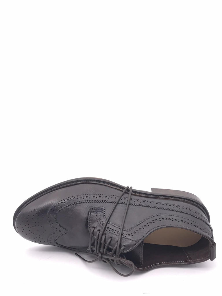 Allacciata uomo stile  inglese marrone testa moro UEGI03 MARRONE ERNESTO DOLANI 