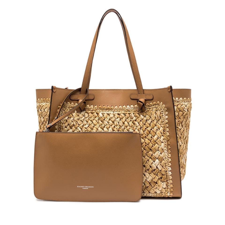 Borsa Marcella raffia naturale BS11710 CUOIO GIANNI CHIARINI 