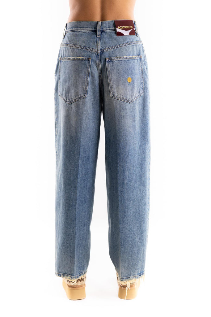 Jeans Berlino blu chiaro sabbiato W2F5024 BLU CHIARO DON THE FULLER 