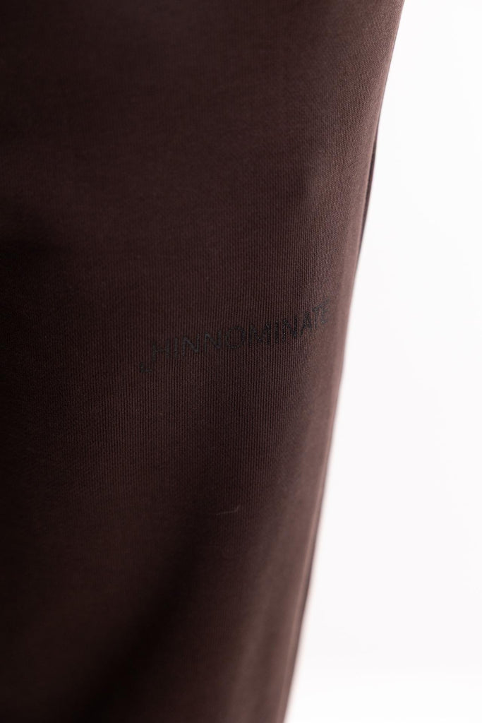 Pantalone basico con elastico al fondo moro HMABW01945 MA03TESTA DI MORO HINNOMINATE 