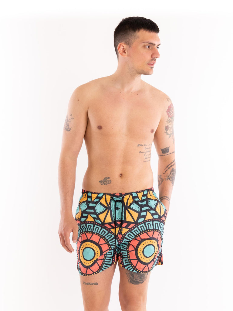 Pantaloncino uomo classic beachwear izapa MCLB IZAPAMULTICOLOR TOOCO 