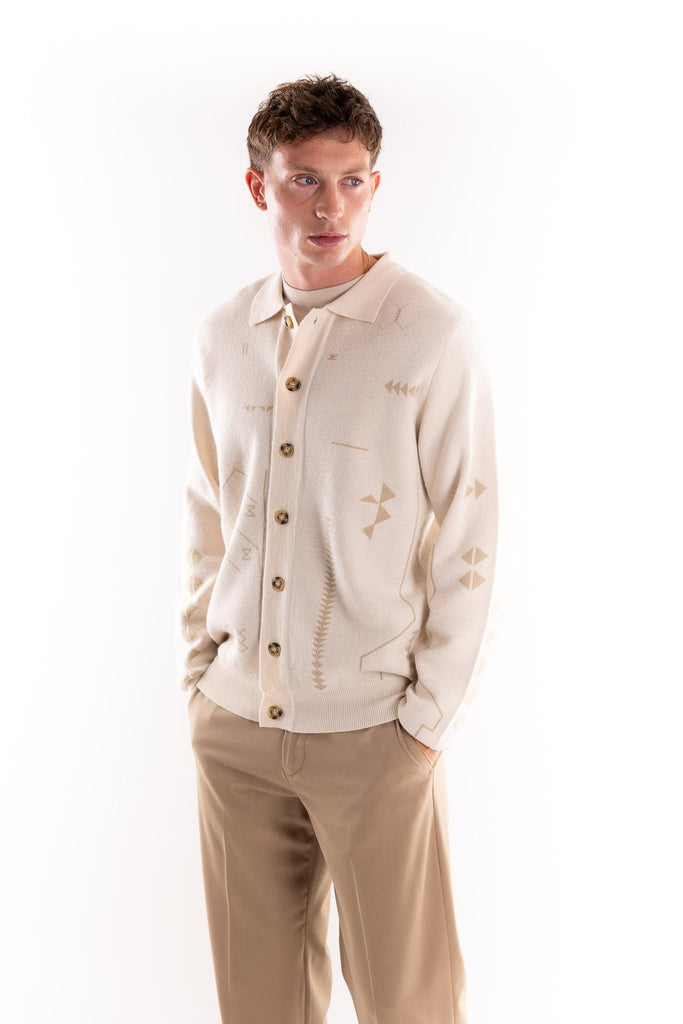 Maglia cardigan Essaouira crema TOCOM PLK ESSAOUIRACREMA TOOCO 