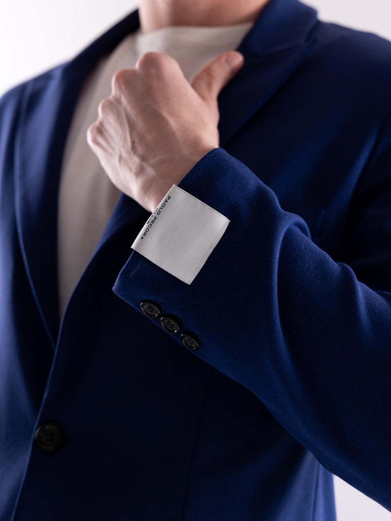 Giacca uomo mono petto in jersey bluette L021M BLU CHIARO PAOLO PECORA 