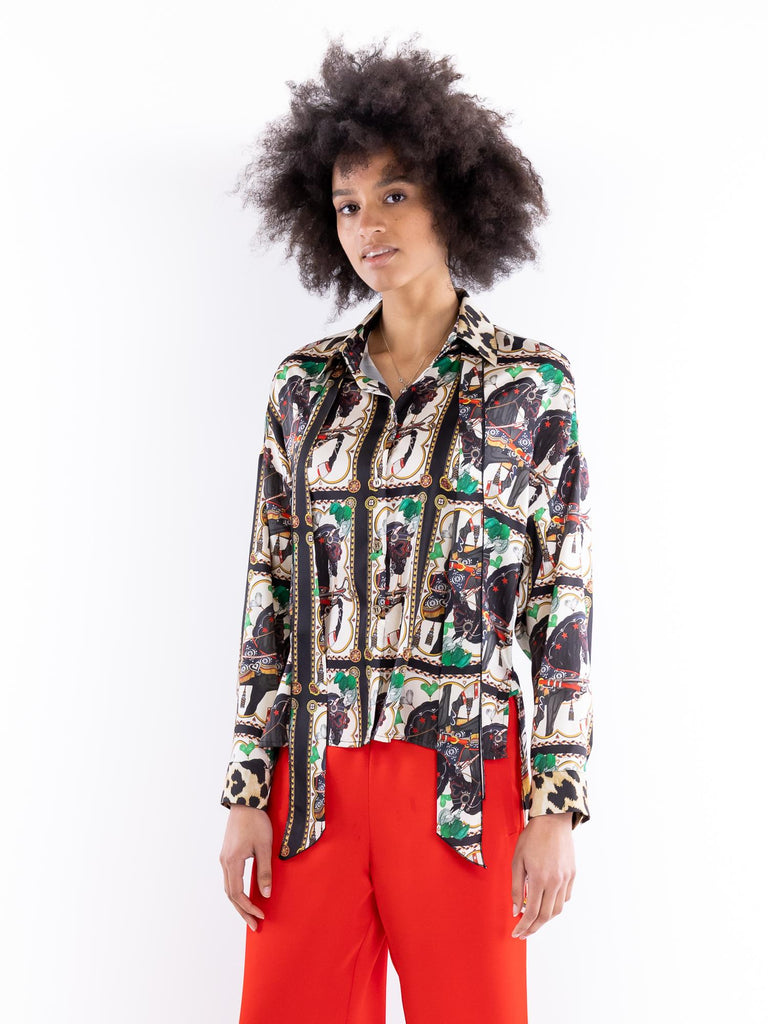 Camicia Sicily horse foulard multicolor 14049 SICILY HORSE FOULARDMULTICOLOR 5 PROGRESS 
