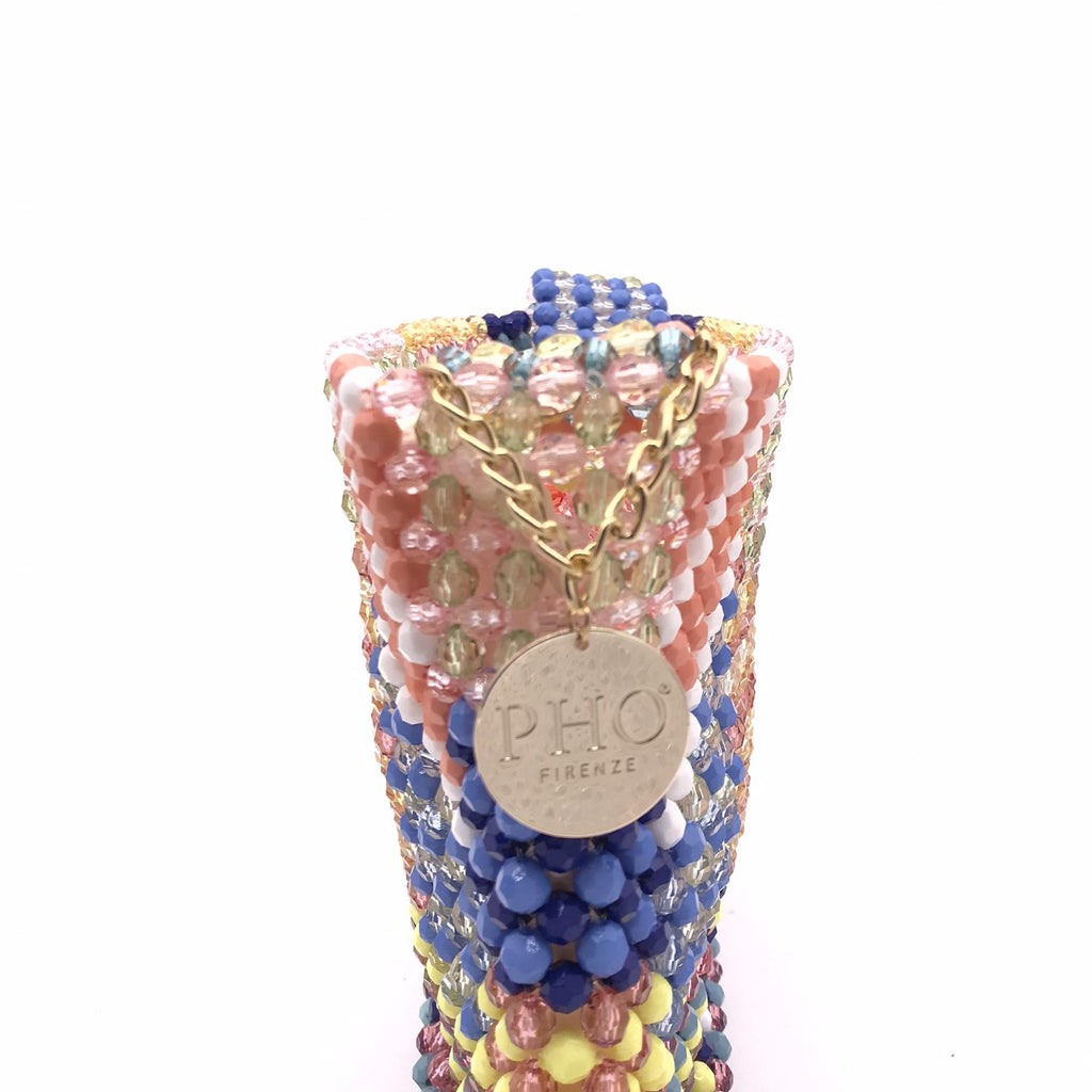 Borsa di perle multicolor a spalla 8021051 MULTICOLOR PHO FIRENZE 