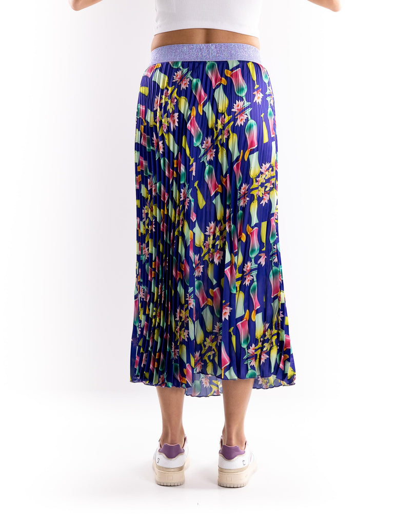 Gonna Lili plissettata fantasia cocktail LILI 8MULTICOLOR IL THE' DELLE 5 