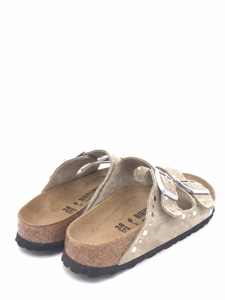 Ciabatta Arizona rivet border taupe