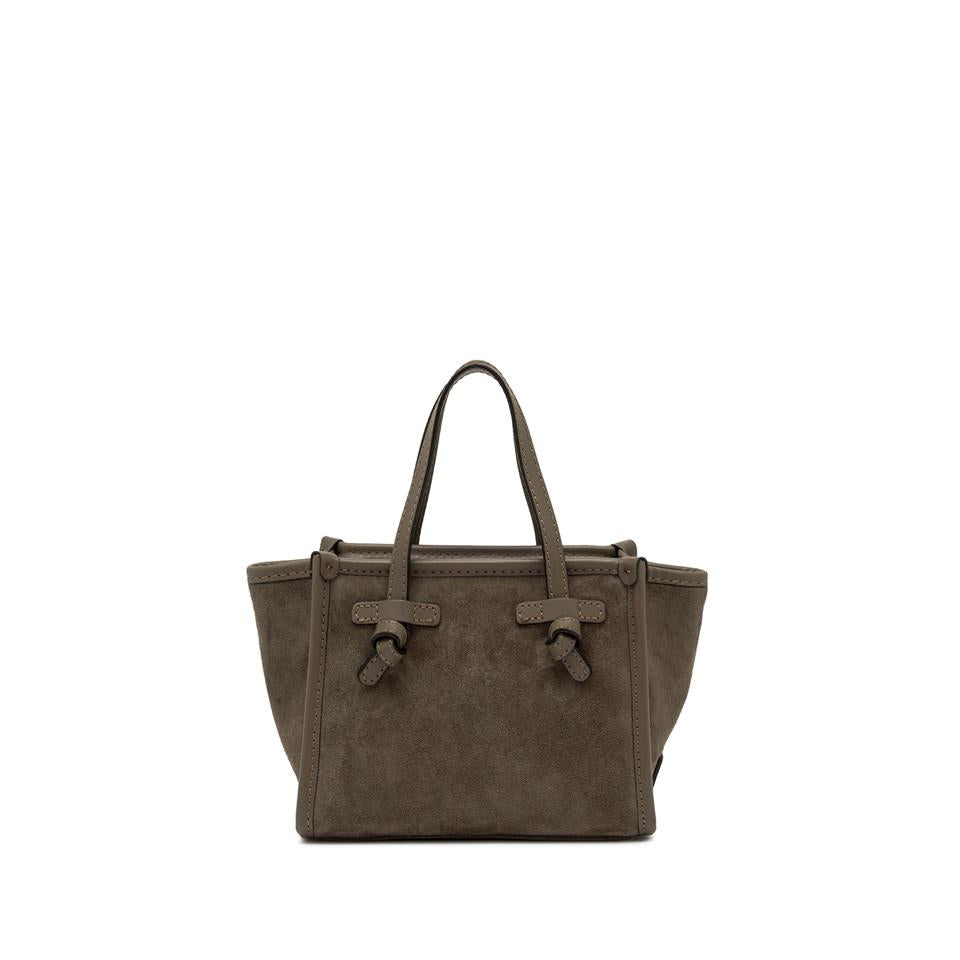 Borsa miss Marcella camoscio daino BS8065 TAUPE GIANNI CHIARINI 
