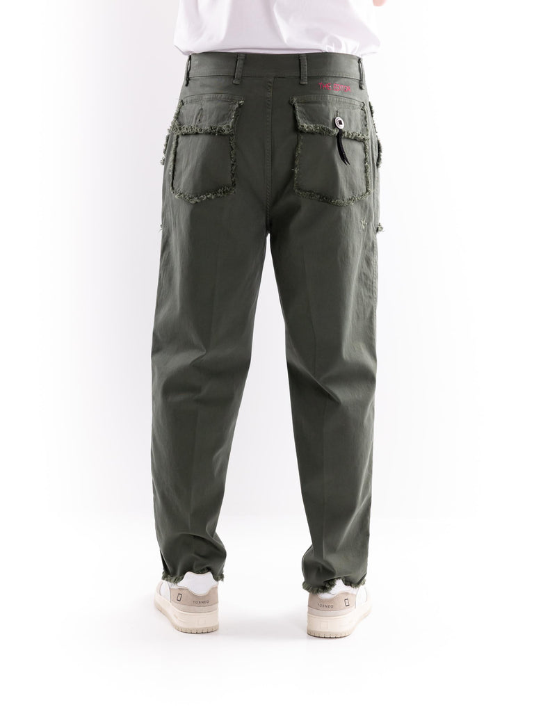 Pantalone uomo work verde U116 VERDE THE EDITOR 