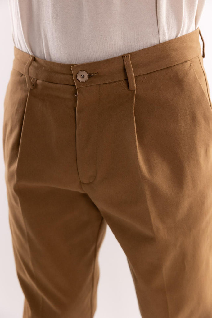 Pantalone il saldato camel 0F1F2W5P014 CAMELLO OUTFIT 
