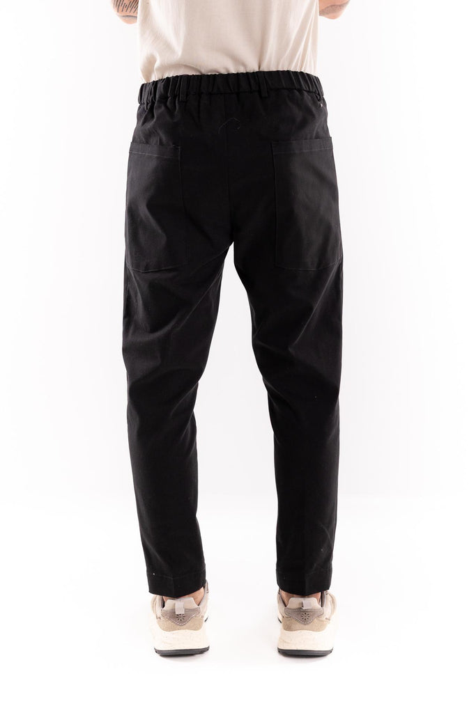 Pantaloni uomo il Palazzo nero OF1F2W3P023 NERO OUTFIT 