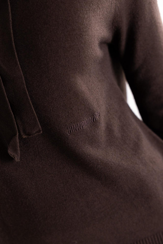 Maglia con cappuccio color moro HMABW02120 TESTA DI MORO HINNOMINATE 