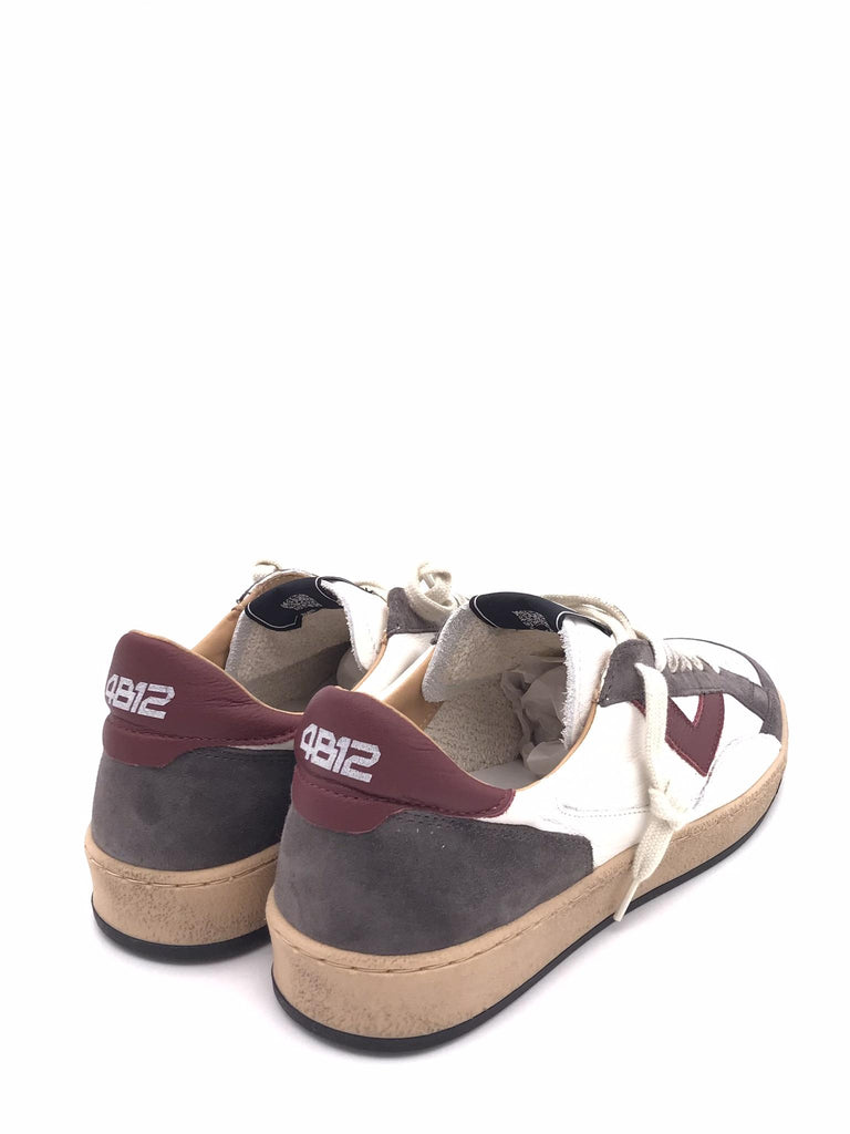 Sneakers Play new antracite-bordò PLAYNEW-U123 ANTRACITE/BIANCA 4B12 