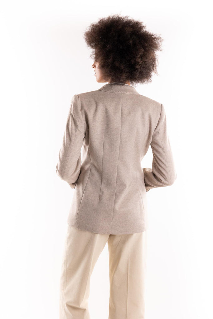 Giacca doppiopetto Fennec beige 2523046102200 001BEIGE MARELLA 