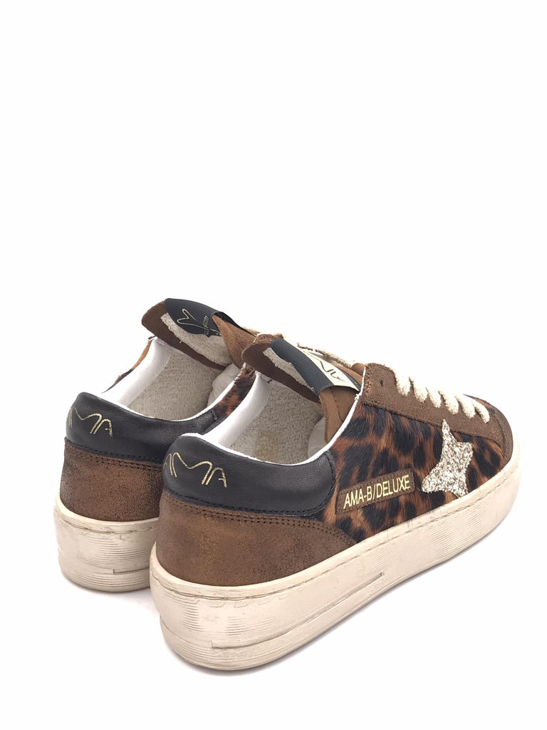 Sneakers Slam in cavallino leopardato 4347 LEOPARDATO AMA BRAND 
