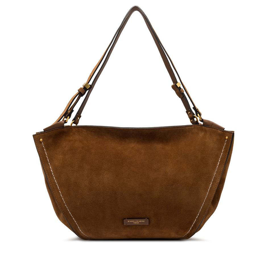 Borsa Bloom in camoscio cognac BS12037 COGNAC GIANNI CHIARINI 