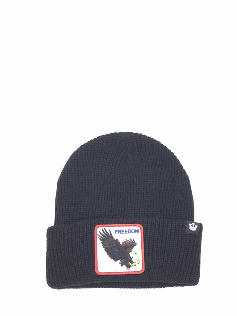 Berretto Freedom effetto maglia nero BEANIES FREEDOMNERO GOORIN BROS 