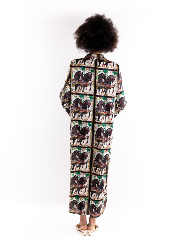 Abito donna chemisier sicily horse 14063 MULTICOLOR 5 PROGRESS 