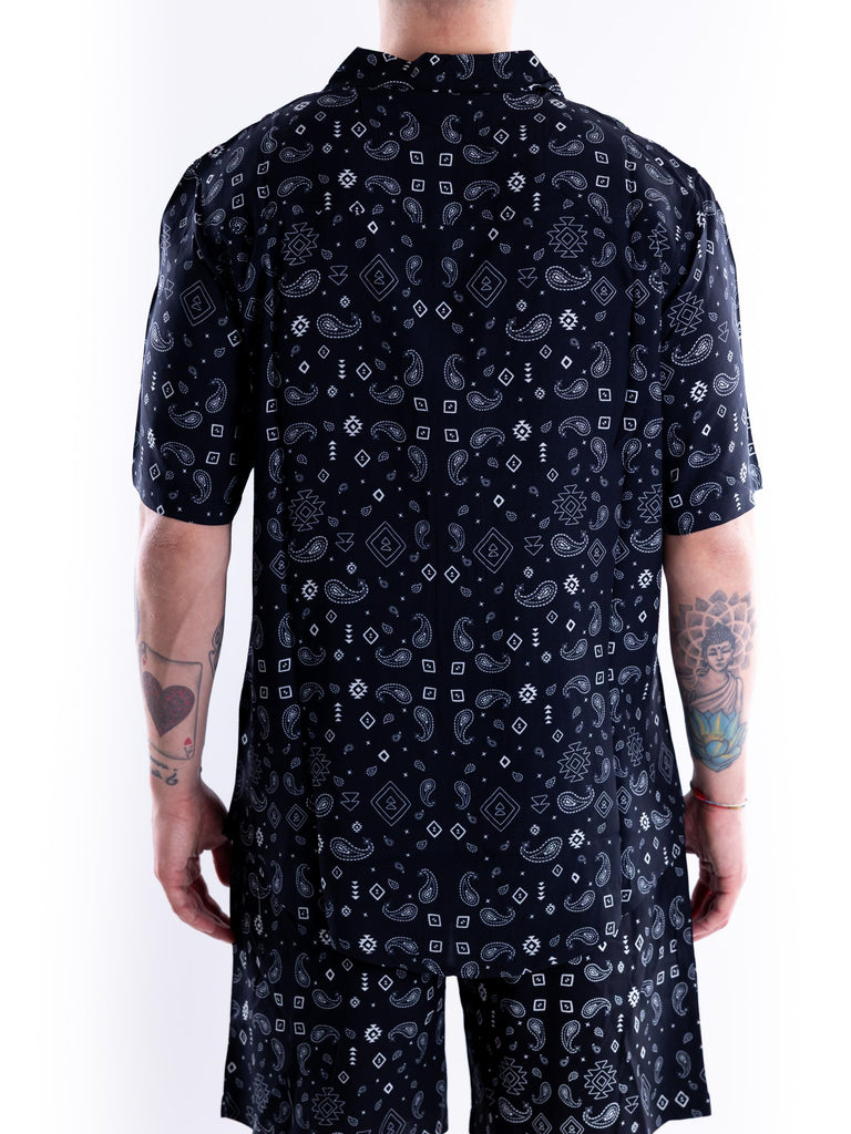 Camicia bowling fantasia Uxydona nera MBWL NERO TOOCO 