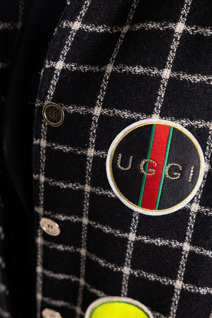 Cappotto patch fake nero 15093 NERO 5 PROGRESS 