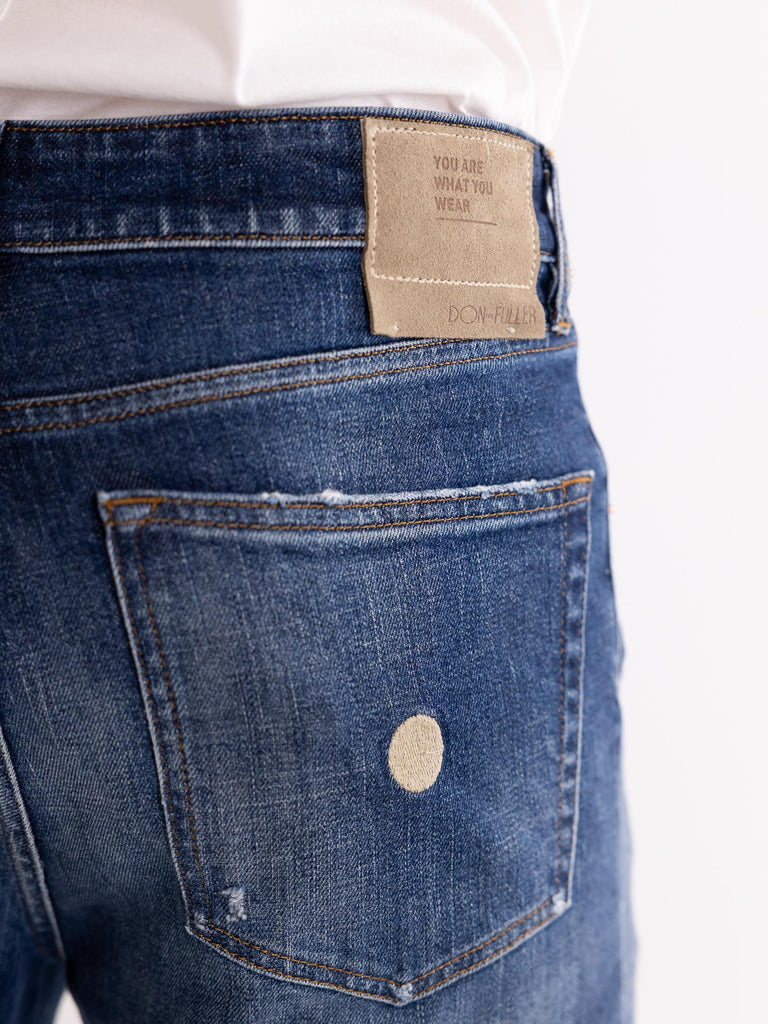 Jeans uomo Orlando blu con patch M2S4023 BLU DON THE FULLER 